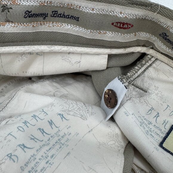 Tommy Bahama Vintage Relaxed 100% Silk Pleated Dress Pant - Picture 11 of 11